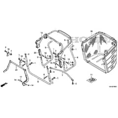 Honda HF2622-HTE -  Grass Bag Diagram