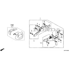 Honda HF2622K1-HME -  Belt Cover Diagram