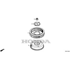 Honda HF2622K1-HTE -  Flywheel Diagram