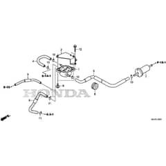 Honda HF2622K1-HTE -  Fuel Pump Diagram