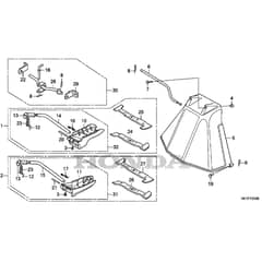 Honda HF2622K1-HTE -  Mulching Kit, Deflector Diagram