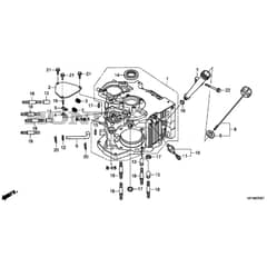 Honda HF2625-HMEH -  Crankcase Diagram