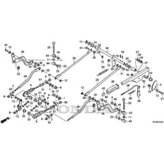 Honda HF2625-HMEH -  Cutting Plate Lifting Diagram