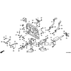 Honda HF2625-HMEH -  Grass Catcher Frame Diagram