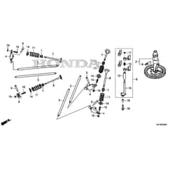 Honda HF2625-HTEH -  Camshaft Diagram