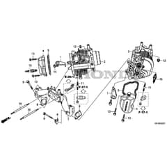 Honda HF2625-HTEH -  Cylinder Diagram