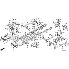 Honda HF2625-HTEH -  Frame Diagram