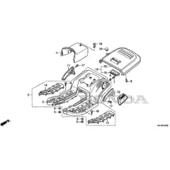 Honda HF2625-HTEH -  Platform Diagram