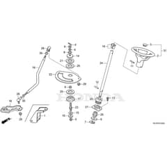 Honda HF2625-HTEH -  Steering Wheel Diagram