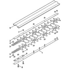 Viking HG100 - Cutter Bar - Parts Diagram