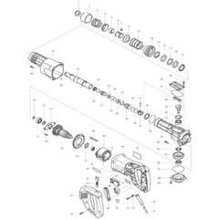 Makita HK0500 - Power Scraper - Power Tool Diagram