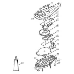 Genuine Stihl HL-KM 30 / C - HL-KM Blade drive gear 0°, 30°, 0° - 90°
