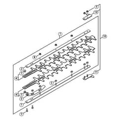 Genuine Stihl HL100 K / V - Blade 0°, 30°, 0° - 90° (24.2005)