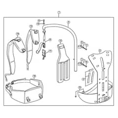 Genuine Stihl HL100 / W - Back Mounted Support System RTS HL 100