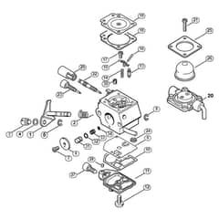 Genuine Stihl HL45 / K - Carburetor C1Q-S66 (36.2002)