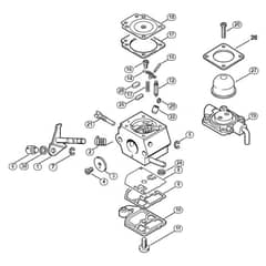 Genuine Stihl HL45 / M - Carburetor C1Q-S53 (27.2001)