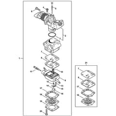 Stihl HL91 KC-E - Carburetor Rc2-S243 Up To Serial Number 514399784 - Parts Diagram