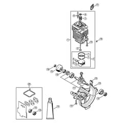 Genuine Stihl HL95 K / A - Cylinder, Engine Pan