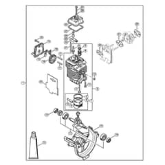 Genuine Stihl HL95 / Q - Engine Ø 38 mm