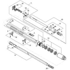 Stihl HLA86 - Drive Tube Assembly - Parts Diagram