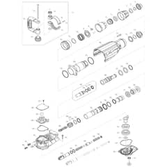 Makita HM002G - Cordless Demolition Hammer - Power Tool 01 Diagram