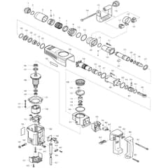 Makita HM1140C - Demolition Hammer - Power Tool Diagram