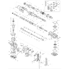 Makita HM1213C - Demolition Hammer - Power Tool Diagram