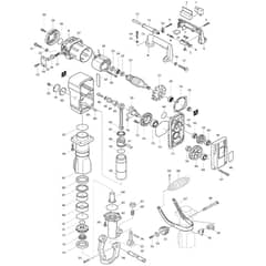 Makita HM1303B - Demolition Hammer - Power Tool Diagram