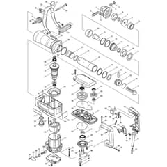 Makita HM1304 - Demolition Hammer - Power Tool Diagram