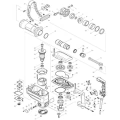 Makita HM1305 - Demolition Hammer - Power Tool Diagram
