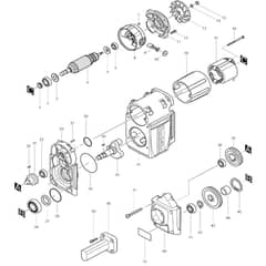 Makita HM1801 - Electric Breaker - Power Tool 01 Diagram