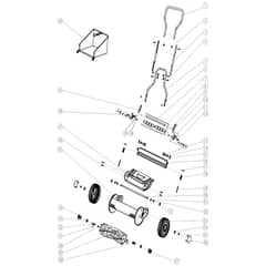 Cobra HM381 - Hand Mower Sept 2018 Main Diagram