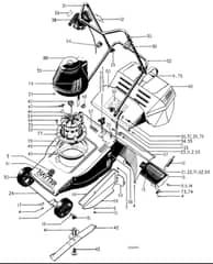 Hayter Hobby 41 Electric - 234 (234-005567 - 234-009100) - Mainframe Assembly