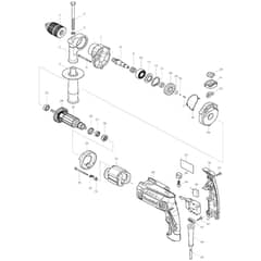 Makita HP1631 - Hammer Drill 16mm - Power Tool Diagram
