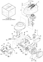 HP164 - 2019-2021 - 297411048/MC - Mountfield Rotary Mower Engine Diagram