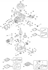 HP180 R - 2016-2018 - 299484043/M16 - Mountfield Rotary Mower Cylinder Diagram