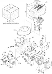 HP414 - 2020 - 297411043/M20 - Mountfield Rotary Mower Engine Diagram