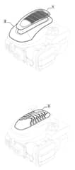 HP414 - 2020 - 297411043/M20 - Mountfield Rotary Mower Engine Cover Diagram