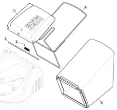 HP41 - 2021-2022 - 297411043/M21 - Mountfield Grass Bag Diagram
