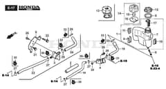 HP425 - 2015-2018 - 295431038/M15 - Mountfield Rotary Mower Fuel Tank Diagram