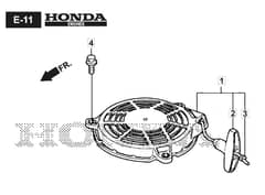 HP425 - 2019-2021 - 2L0431038/M19 - Mountfield Rotary Mower Recoil Starter Diagram