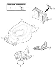 HP42 - 2019-2022 - 2L0431048/M19 - Mountfield Deck Diagram