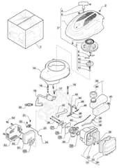 HP42 - 2019-2022 - 2L0431048/M19 - Mountfield Engine Carb Tank Diagram