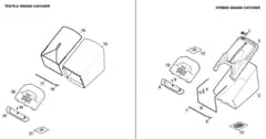 HP42 - 2019-2022 - 2L0431048/M19 - Mountfield Grass Bag Diagram
