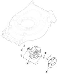 HP42 - 2019-2022 - 2L0431048/M19 - Mountfield Wheels Diagram