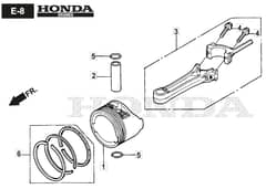 HP42 H - 2016-2017 - 295441038/BQ - Mountfield Rotary Mower Piston Diagram