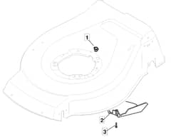 HP42 R - 2015-2017 - 299434143/BQ - Mountfield Rotary Mower Belt Protection Diagram