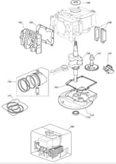 HP454 - 2010-2012 - 299174643/BQ - Mountfield Rotary Mower Cylinder Diagram