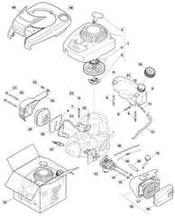 HP45 - 2020 - 299174643/M20 - Mountfield Rotary Mower Engine Diagram