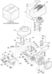 HP45 - 2020-2022 - 2L0481048/AMZ - Mountfield Rotary Mower Engine Diagram